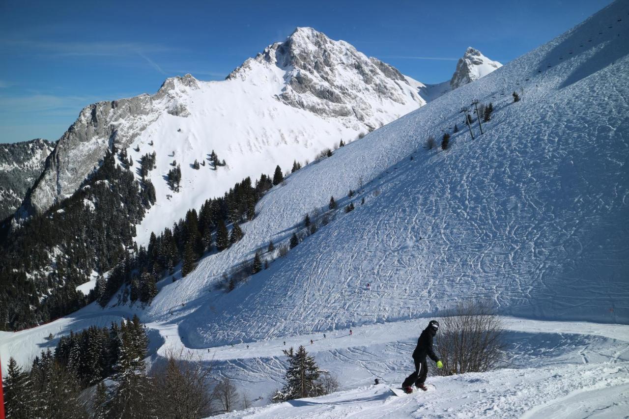 Appartement T2 A Bernex Avec Wifi, Vue Sur Montagne Buitenkant foto